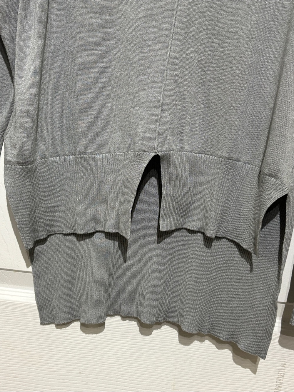 sandwich Women's Gray Long-Sleeve Knit Top - Picture 7 of 9